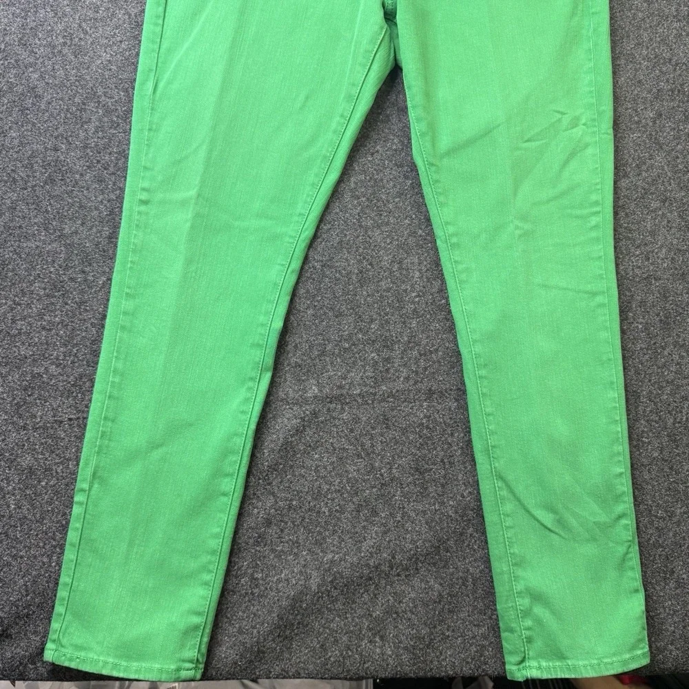 Polo Ralph Lauren Tomsky Skinny Jeans Womens 32 Green Stretch Mid Rise Pants